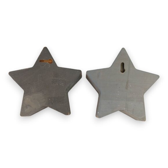 Star Wooden Decor–Wall, Table, Shelf- Gray- Arrows-Parties-Gatherings-Holiday - Picture 2 of 9